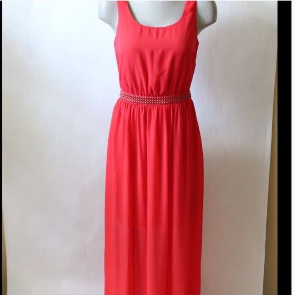 Gorgeous Flowy Coral Sundress